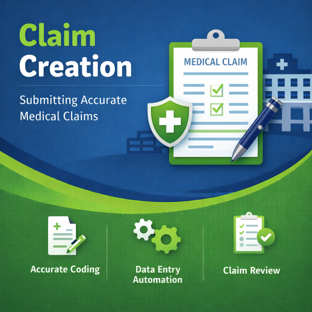 claim creation and submission